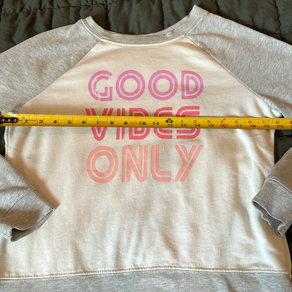 Grayson Threads Good Vibes Only Sweatshirt Large - Picture 8 of 9